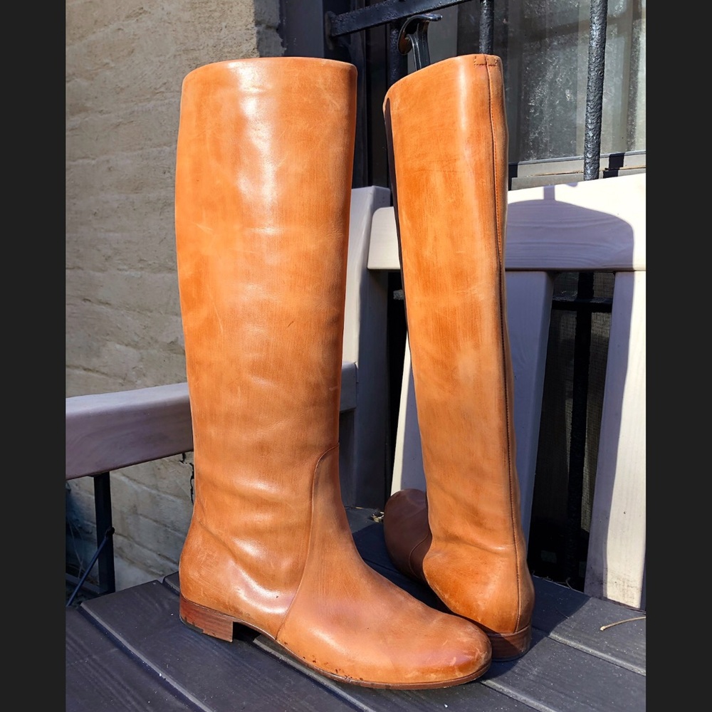 Celine Vintage Leather Boots